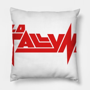 Wyld Stallyns logo Heavy Metal (red) Pillow