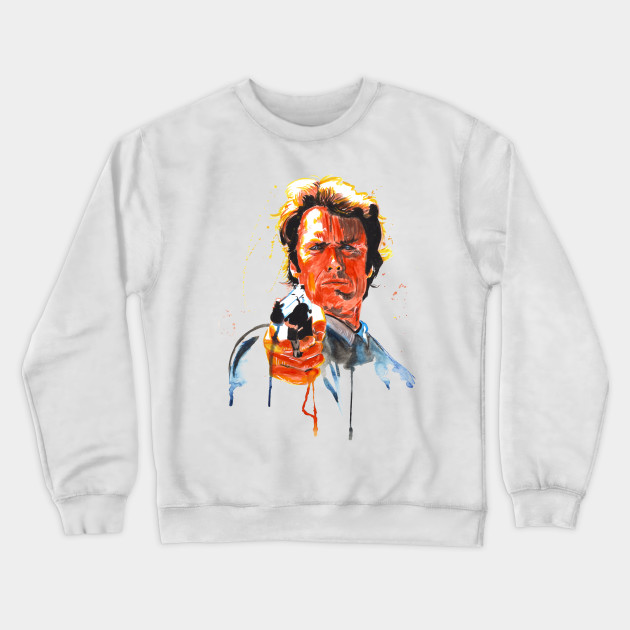 Dirty Harry Feeling Lucky Clint Eastwood Crewneck Sweatshirt