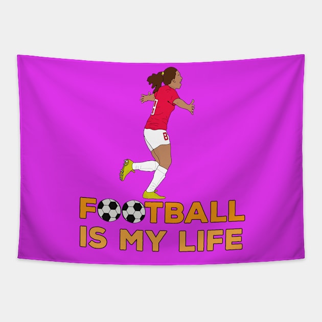 Football is My Life Tapestry by DiegoCarvalho