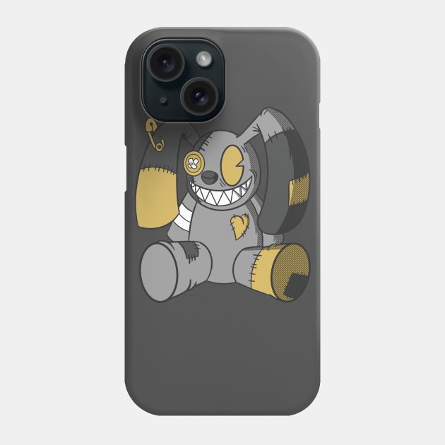 Old School Creepy Bunny Doll Phone Case by GoldenHorror