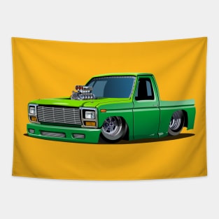 Cartoon lowrider Tapestry