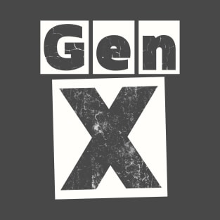 GEN X - A Little Distressed but Still a Fine Vintage T-Shirt
