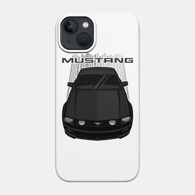 Mustang GT 2005-2009 - Black - Mustang - Phone Case