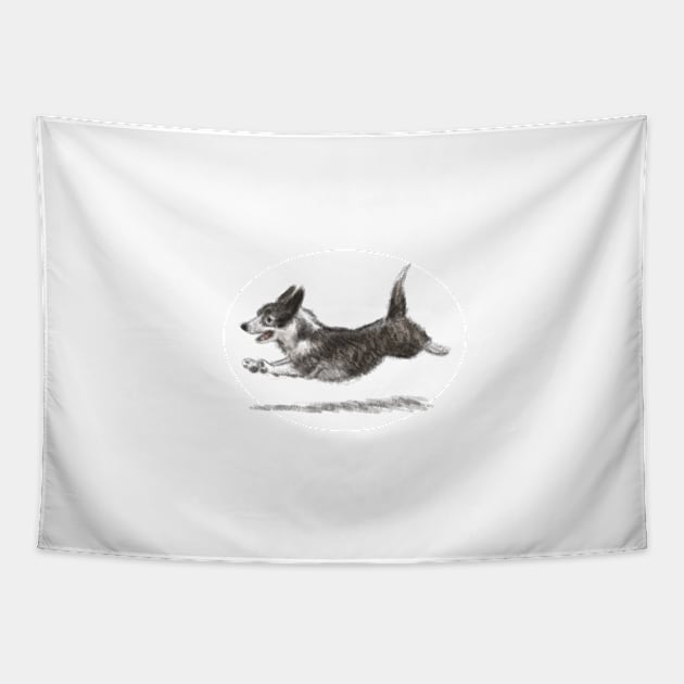 The Corgi Tapestry by Elspeth Rose Design