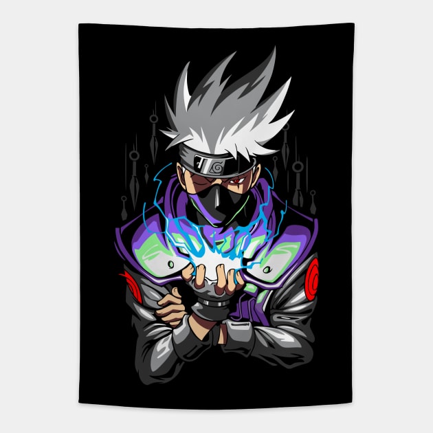 Kakashi Fanart Tapestry by Planet of Tees