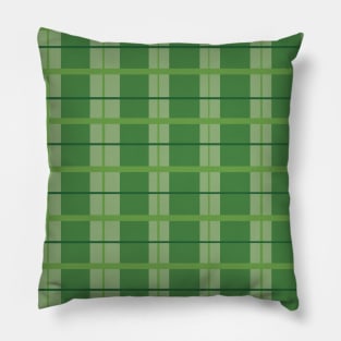 Green Plaid Pillow