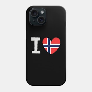 I Love Norway Phone Case