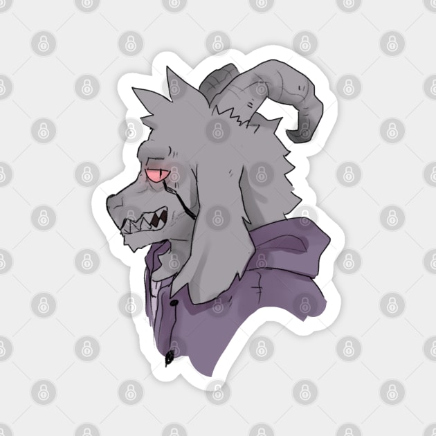 SwapFellShift Asriel Magnet by WiliamGlowing