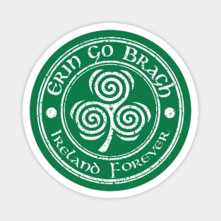 'Erin Go Bragh' Celtic Spirals Magnet