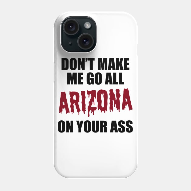 Arizona Football Phone Case by CafePretzel