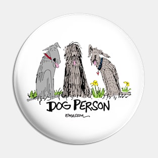 Dog Person Pin