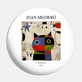 Joan Meowro Gallery Cat Pin