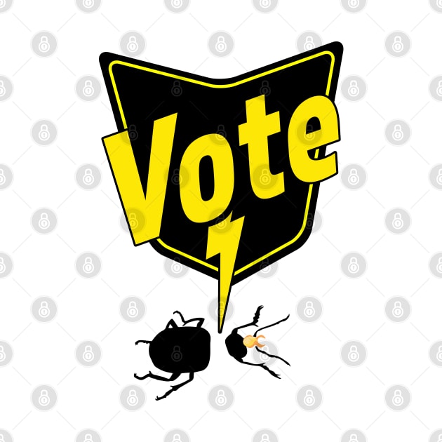 Know Your Parasites Vote Bug Spray by OrangeMonkeyArt