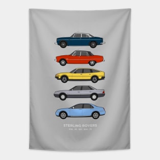 Rover classic car collection Tapestry