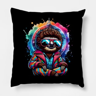 Disco Sloth Pillow