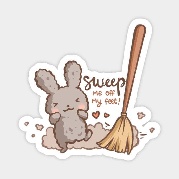 Sweep me off my feet Magnet by mschibious