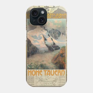 Austria Hohe Tauern Vintage Travel Poster 1910 Phone Case