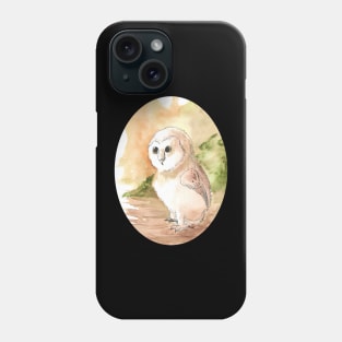 Juvenile barn owl 23/02/23 - wildlife inspired art Phone Case