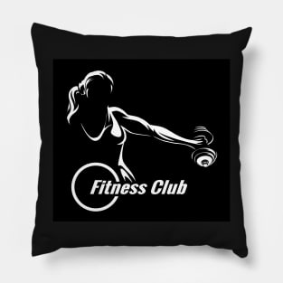 Fitness or Training Emblem Pillow