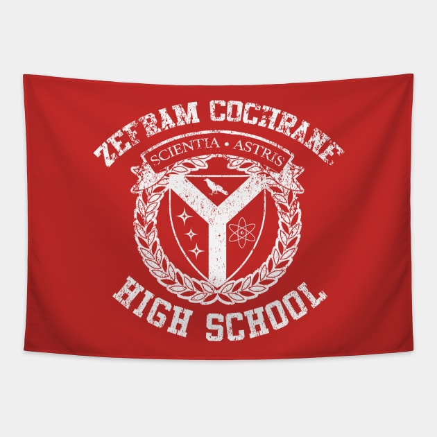 Cochrane High School Tapestry by PopCultureShirtsKJ