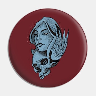 Mother skull Pin