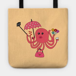 Selfie Octopus Tote