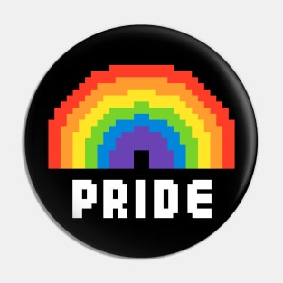 8-Bit Rainbow Pride Pin