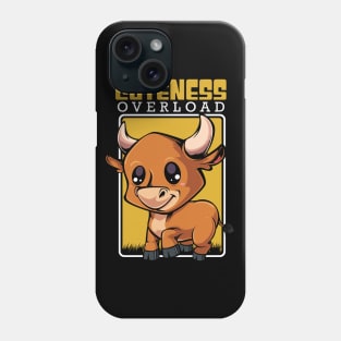 Bull - Cuteness Overload - Cute Kawaii Cow Phone Case