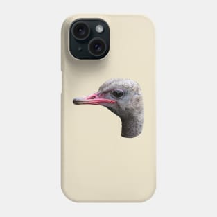 Head of an Ostrich Phone Case