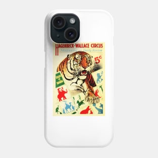 HAGENBECK WALLACE CIRCUS America Season of 1933 Vintage Advertisement Phone Case