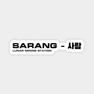 Sarang moon mining base logo Magnet