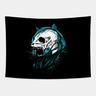 Panda Skulls II Tapestry