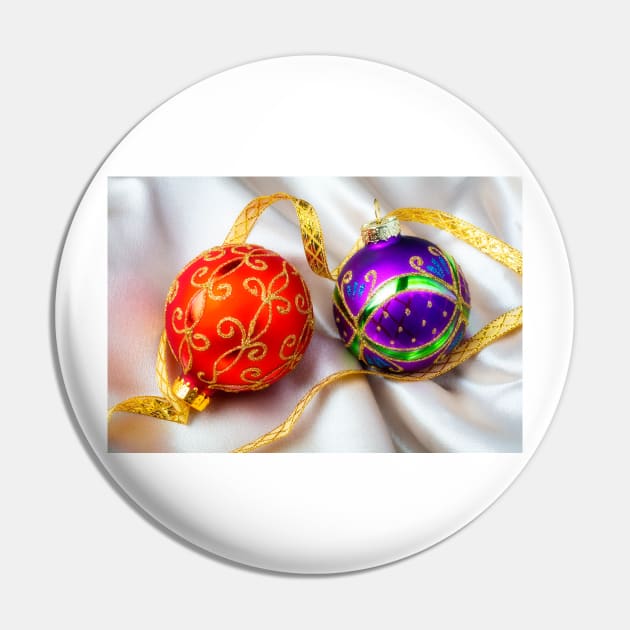 Red And Purple Christmas Ornaments Pin by photogarry