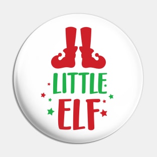 Little Elf, Elf Shoes, Stars, Christmas, Xmas Pin