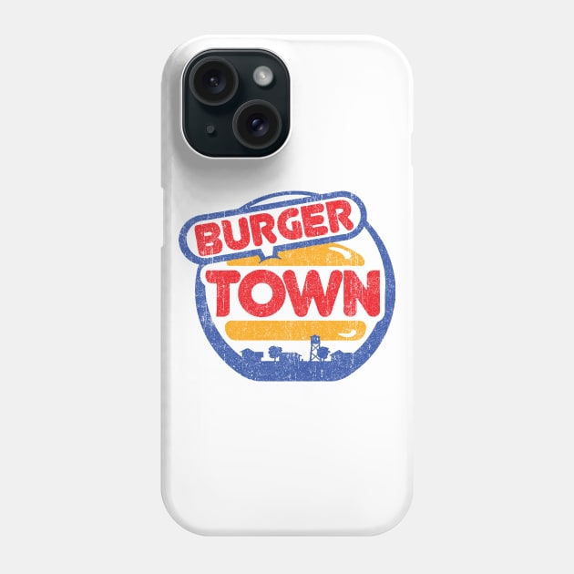 Burger Town (Variant) Phone Case by huckblade