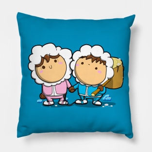 Icy Climbers Pillow