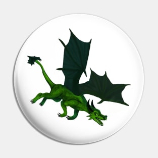 Green Dragon Pin