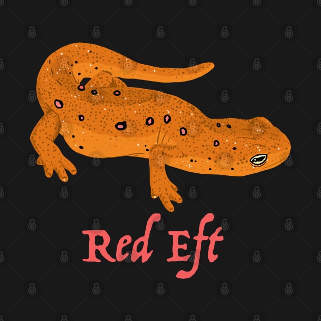 Red Eft Red-Spotted Newt by SNK Kreatures