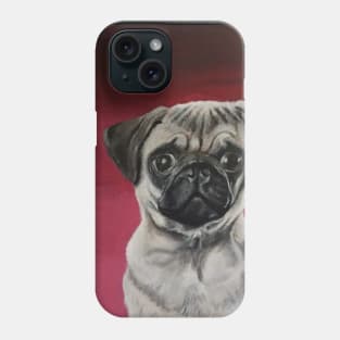 Pug Puppy Portrait Phone Case