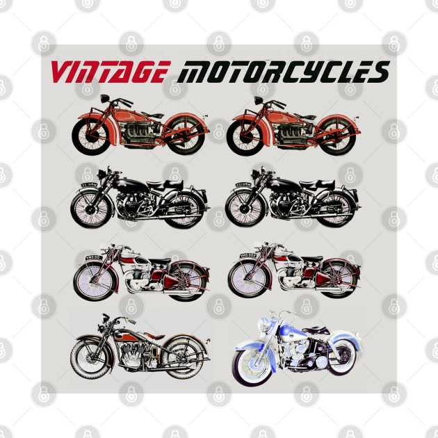 CLASSIC VINTAGE MOTORCYCLES by BulganLumini