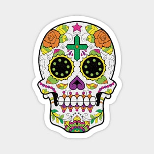 Cross Calavera Magnet