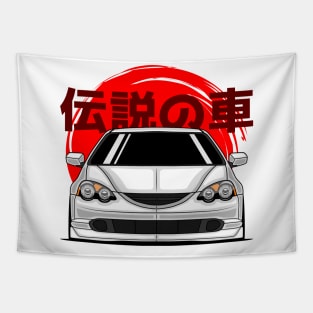 White DC5 RSX Front Tapestry