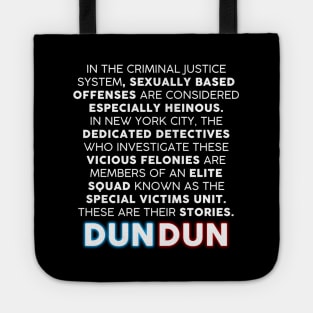 Law and Order: SVU opening monologue Tote