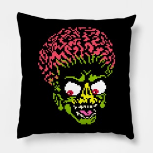 Mars attacks - pixel art Pillow