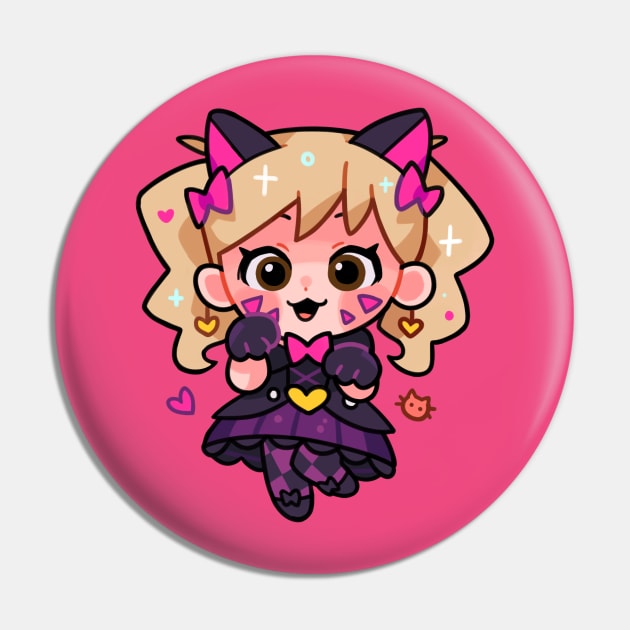 Cat DVa Pin by giraffalope