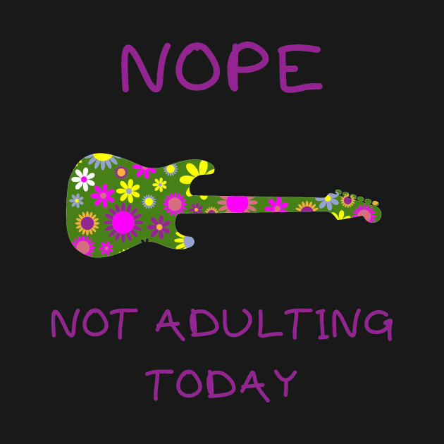 Nope not adulting today by IOANNISSKEVAS