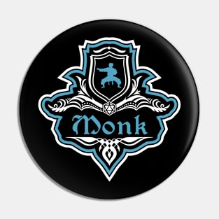 D&D Monk Class Crest Pin