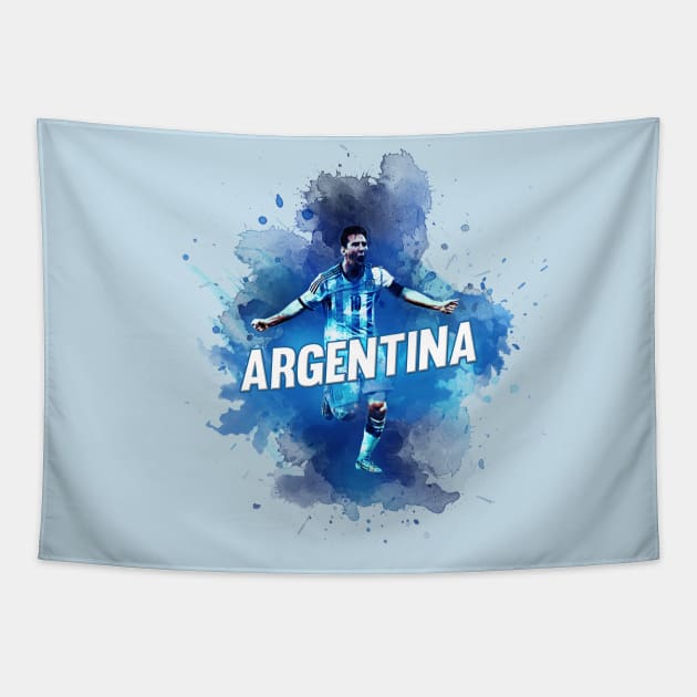 Vamos Argentina Tapestry by Aefe