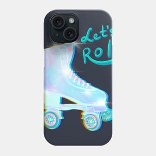 Let's roll Impala holographic quad roller skates Phone Case