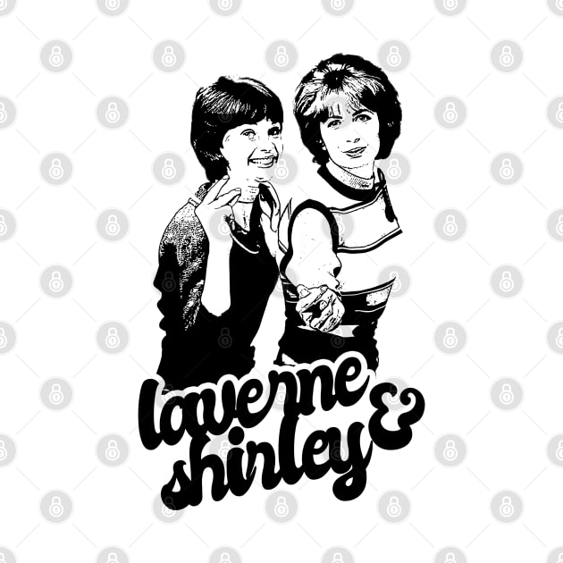 Laverne and Shirley Style Classic by Hand And Finger
